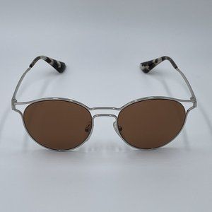 Sale! PRADA SPR62S - Silver & Brown Aviator Sunglasses NWT